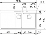 Franke Mythos MMX 251 Einbausp�le - SlimTop (Becken rechts), 127.0380.418