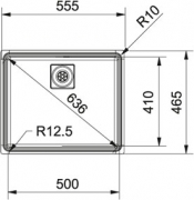 Franke Centinox CEX 210-50 Einbausple - SlimTop, 127.0178.034