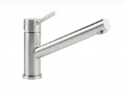 Villeroy & Boch Armatur Como, Edelstahl massiv poliert, Niederdruck, 925111LE