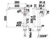 BLANCOELOS One chrom Hochdruck, 517557