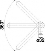BLANCOELOS One chrom Hochdruck, 517557