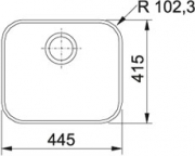 Franke Pamira QAX 210 SlimTop Edelstahl glatt