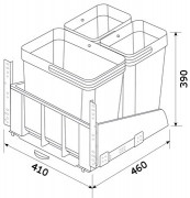 Franke Sorter 700-45 KickMatic 3-fach 121.0173.359