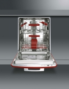 SMEG ST2FABBL Geschirrspler integrierbar, 50er Jahre, schwarz, Energieeffizienz A+++A, mit 5 Jahren Garantie!