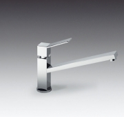 Smeg MFQ7-IS2 Einhebelmischer, Design-Armatur, Edelstahl gebrstet, Festauslauf