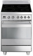 SMEG C6IMX8 DeLuxe Elektrostandherd Induktion, Edelstahl, 60 cm, Energieeffizienzklasse A, mit 5 Jahren Garantie!