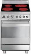 SMEG C6CMX8 DeLuxe Elektrostandherd, Edelstahl, 60 cm, Energieeffizienzklasse A, mit 5 Jahren Garantie!