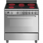 SMEG SCD90CMX9 Elektrostandherd, Edelstahl, 90 cm, Energieeffizienzklasse A, mit 5 Jahren Garantie!